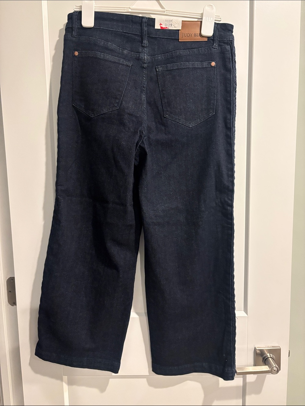 Judy Blue High Waist Wide Leg Cropped Jeans 9/29 - Picture 7 of 8